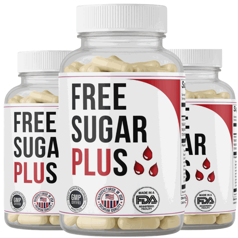 Free Sugar Plus - 3 BUTELKI